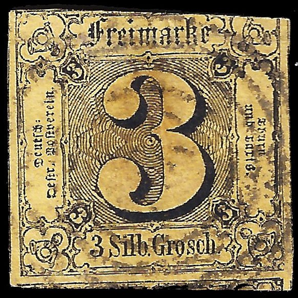 Thurn & Taxis 1859 Sc 7a uf