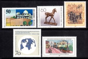 Germany - Berlin 1988 Mint MNH Accumulation SC 9N569,9N670,9N571,9N572,9N573