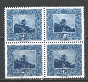 LIECHTENSTEIN 230 BLOCK OF 4 MNH/MOG [D5]