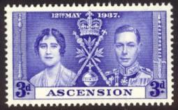 Ascension Sc# 39 MNH Coronation