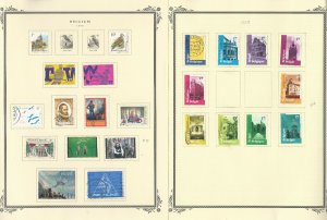 Belgium Stamp Collection on 30 Scott Specialty Pages, 1998-2004, JFZ