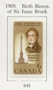 Canada 1969 Early Issue Fine Mint Hinged 6c. NW-124432