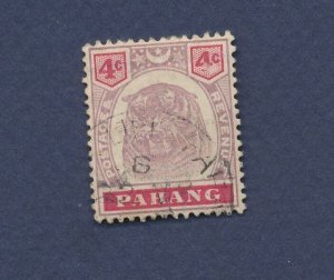 MALAYA PAHANG  - Scott 14A - used -  1899