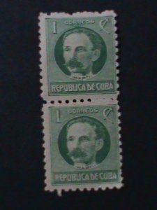 ​CUBA-1917-SC#264 JOSE MARTI MH PAIR107 YEARS OLD STAMP WE SHIP TO WORLDWIDE