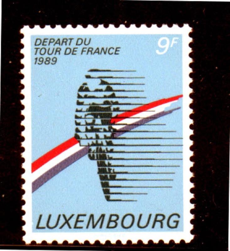 LUXEMBOURG #805  1989  TOUR DE FRANCE     MINT  VF NH  O.G