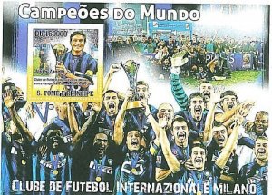 INTER - INTERCONTINENTAL CUP winners - Sheet on FDC Day First Envelope-