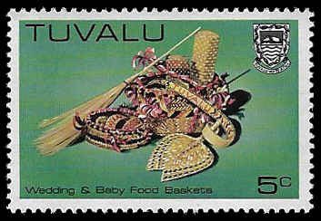 Tuvalu #185 MNH; 5c Wedding & Baby food baskets (1983)