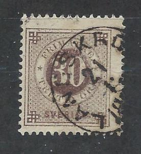 SWEDEN SC# 35 FINE U 1877