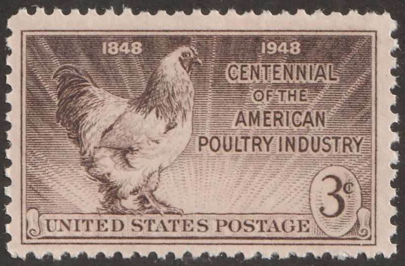 USA stamp, Scott# 968, MNH, Poultry, #ZA30