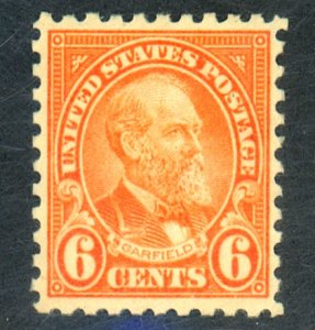 U.S. #587 MINT OG HR