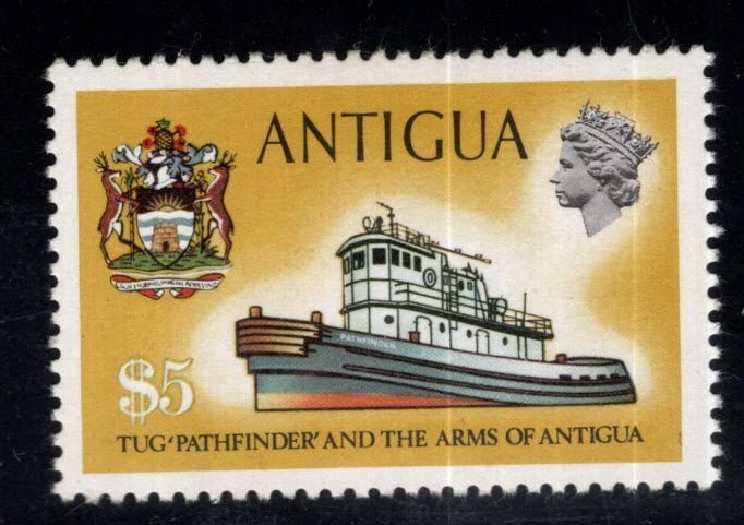 Antigua Scott 257b tugboat stamp MH*