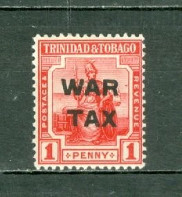 TRINIDAD & TOBAGO 1917 WAR TAX #MR7 MNH...$8.00