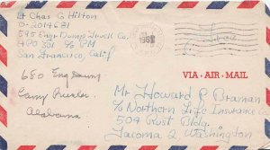 United States Korean War Soldier's Free Mail 1951 U.S. Army Postal Service A....