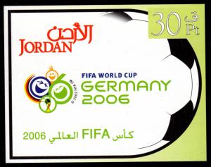 Jordan - Mint Souvenir Sheet Scott #1847 (Soccer World Cup)