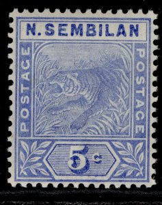 MALAYSIA - Negri Sembilan QV SG4, 5c blue, M MINT. Cat £30.