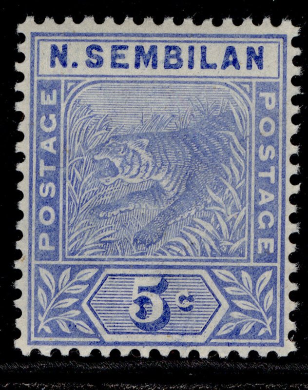 MALAYSIA - Negri Sembilan QV SG4, 5c blue, M MINT. Cat £30.