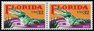 US 2950 Statehood Florida 32c horz pair MNH 1995