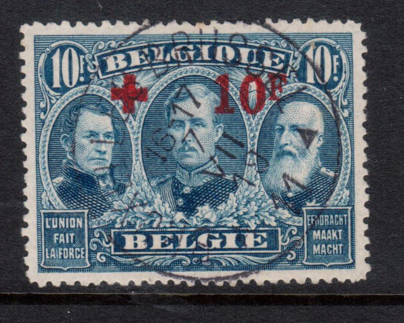 Belgium #B47 Very Fine+ Used With Ideal Brussels S.O.N. CDS Cancel