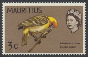 Mauritius   SC# 277  MH   Birds see details/scans 