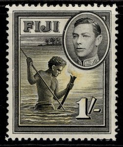 FIJI GVI SG262, 1s black & yellow, M MINT.