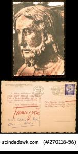UNITED STATES - 1960 SPECIAL CHRIST PICTURE POST CARD - USED