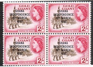 Gold Coast 157 Mint never hinged.  Block of 4