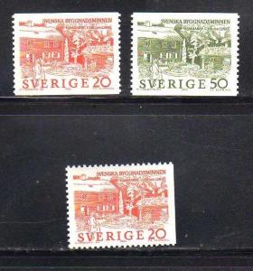 Sweden MNH sc# 634-6 Hammerby 2010CV $0.90