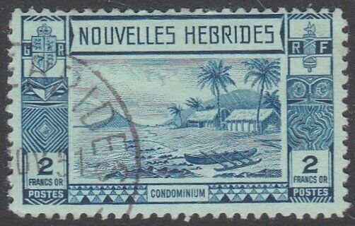 NEW HEBRIDES FRENCH 1938 2f SG F62 fine used cat £48........................G609