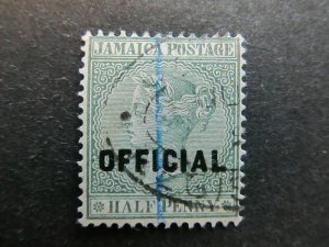 A4P21F24 Jamaica Official Stamp 1890-91 optd type II 1/2d used-