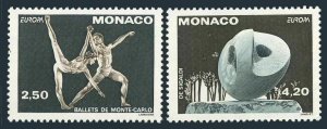 Monaco 1861-1862,MNH.Michel 2120-2121. EUROPE CEPT-1993:Ballet,Sculpture.