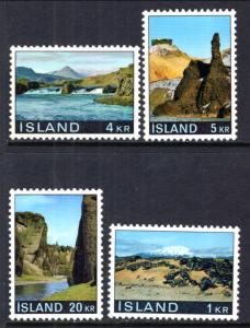 Iceland 412-415 MNH VF