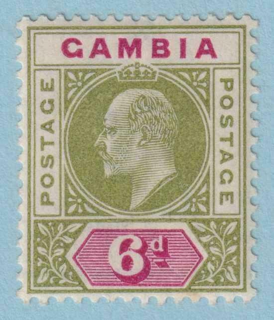 GAMBIA 34  MINT LIGHTLY HINGED OG * NO FAULTS EXTRA FINE! - GAW