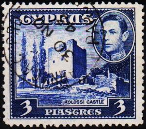 Cyprus. 1938 3pi S.G.156a Fine Used