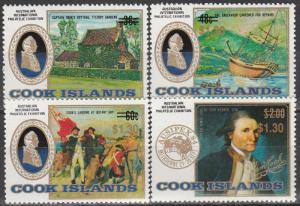 Cook Is #968-71 MNH CV $7.60 (A2549)