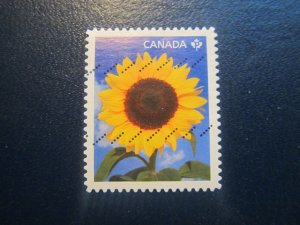 Canada #2444 Sunflowers Canada nice stamps {ca1989}