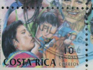 COSTA RICA-2002 SC#558 CENTENARY OF PAN AMERICAN HEALTH ORGANIZATION-CTO BLOCK