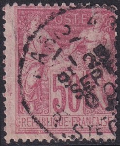 France 1898 Sc 107 used