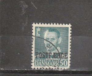 Denmark  Scott#  Q38  Used  (1955 Parcel Post)