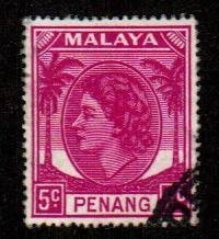 Malaya - Penang #32  Used  Scott $4.25