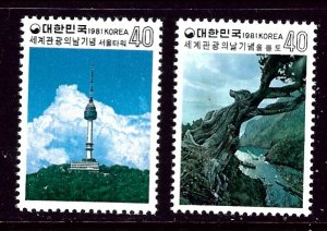 South Korea 1274-75 MNH 1981 set (ap4264)