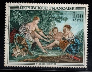 FRANCE Scott 1275 Used 1970 ART stamp