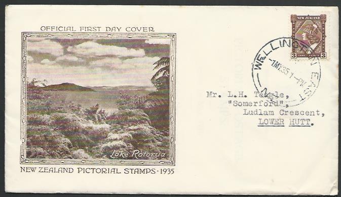 NEW ZEALAND 1935 3d Maori Girl on commem FDC...............................51945