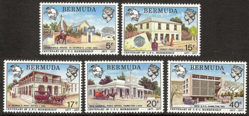 BERMUDA SC# 350-4 VF MNH 1977