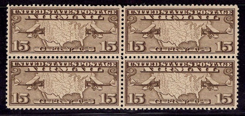 US Stamp #C8 Block of 4 MINT NH SCV $19 (as singles)