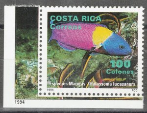 ZAYIX Costa Rica 475 MNH Fish from SS Fish Marine Life 072822S29