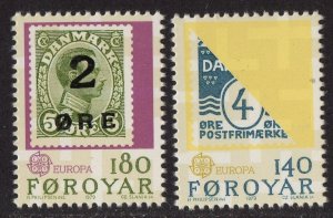 Thematic stamps FAROE IS 1979 EUROPA 42/3 mint
