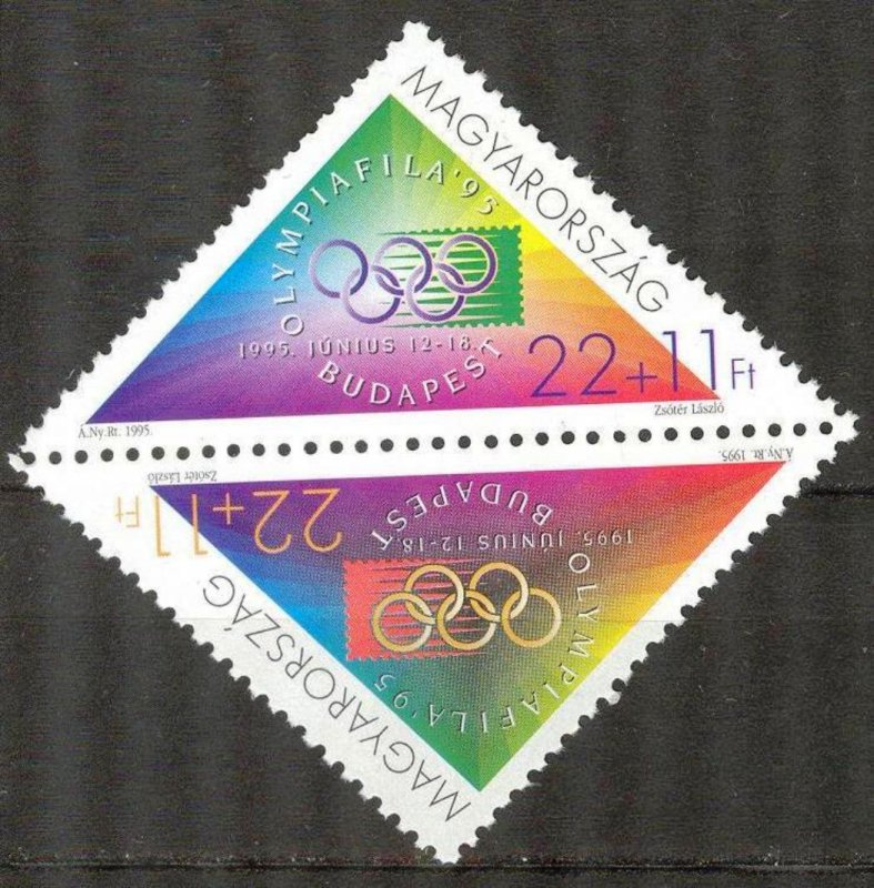 Hungary 1995 Olympics OLYMPIAFILA ' 95 pair MNH