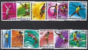 Guinea 706-717 VFU OLYMPICS Z8608