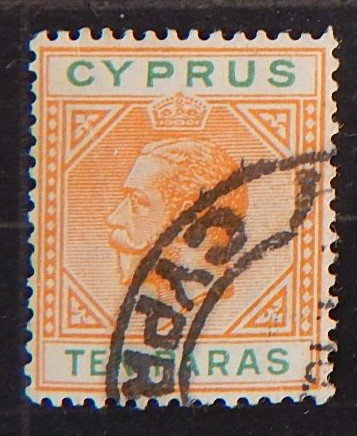 Cyprus, 1921-1923 King George V, SC #72