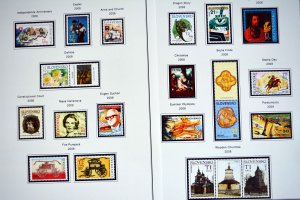 COLOR PRINTED SLOVAKIA 1939-2010 + 2011-2020 STAMP ALBUM PAGES (136 ill. pages)